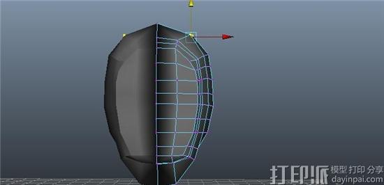 使用Maya设计出对称结构的人像3D模型教程
