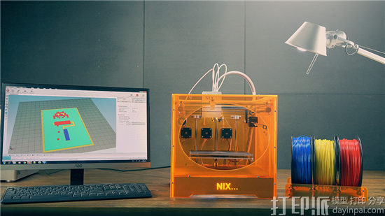 NiXTEK携全彩3D打印机NIX…登陆Kickstarter众筹 售749英镑