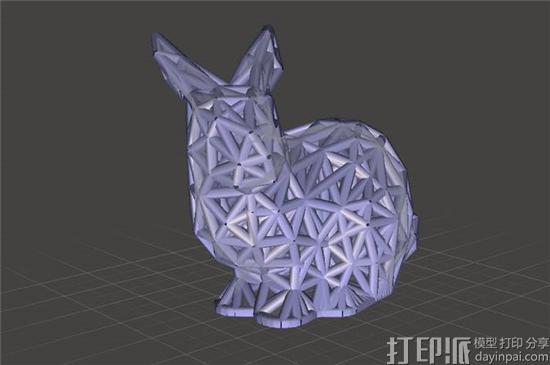 使用Meshmixer软件制作兔子镂空模型教程 使用Meshmixer软件制作兔子镂空模型教程