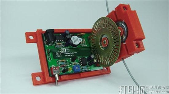 Filament Roller用传感器防止3D打印机线材出现故障
