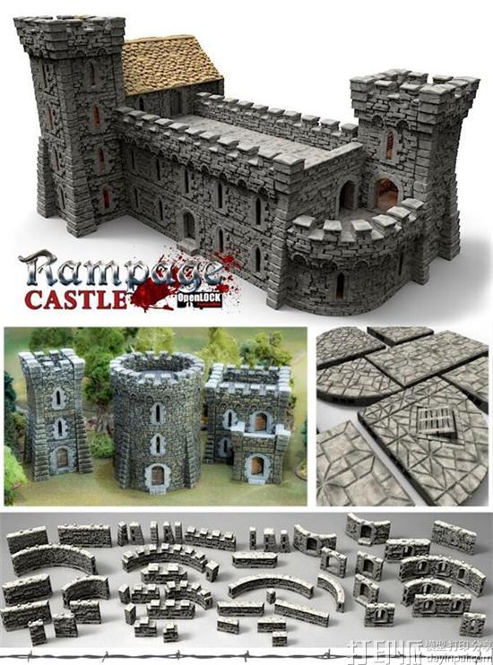 Printable Scenery推出3个新的游戏场景3D打印模型 正在众筹中