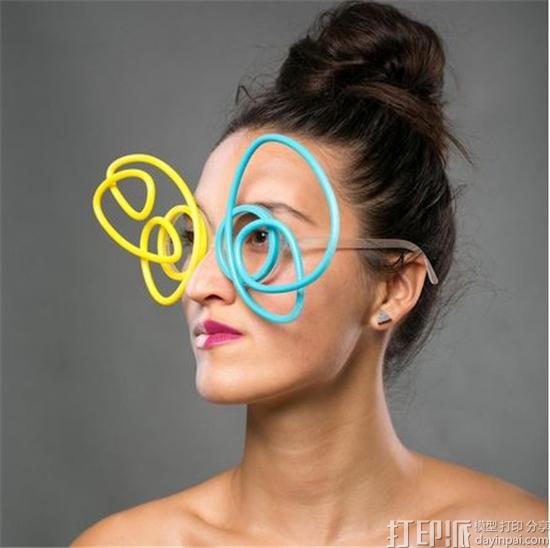 Biz Eyes造型奇葩的3D打印眼镜框图赏 售价近百美元