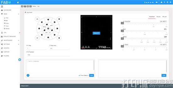 FABtotum公司推出全新的3D打印机操作系统FABUI COLIBRI