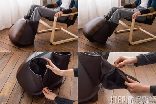 3D打印做出来的足部按摩器 售价达到43800日元
