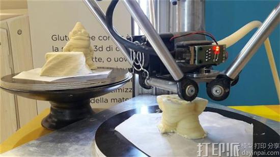 WASP公司用食品3D打印机为乳糜泻患者制作无麸质食品