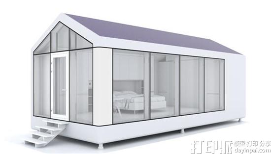 乌克兰公司PassivDom推出可智能、环保的模块化3D打印房子  售29900欧元起