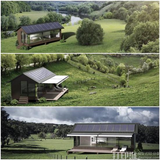 乌克兰公司PassivDom推出可智能、环保的模块化3D打印房子  售29900欧元起