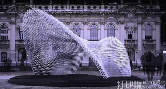 米兰理工大学打造出骨骼结构的全尺寸3D打印拱门 探索仿生建筑