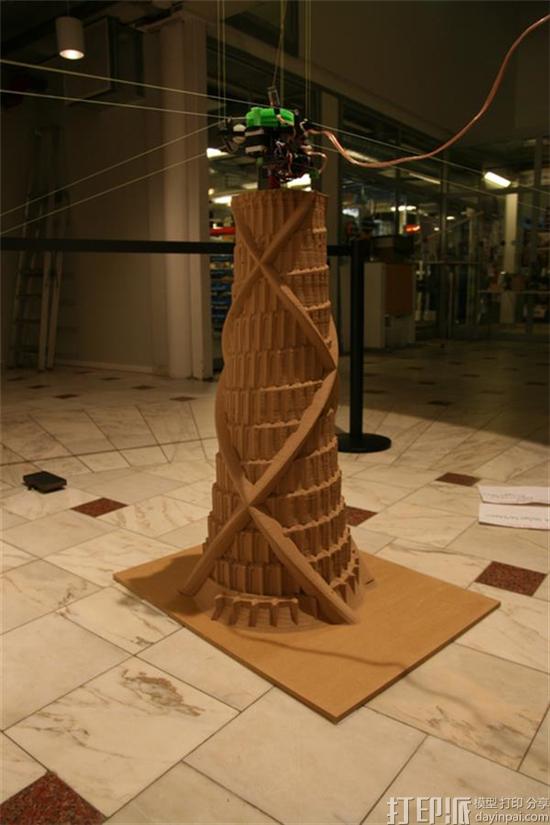 创客开发出以房间作框架的3D打印机Hangprinter