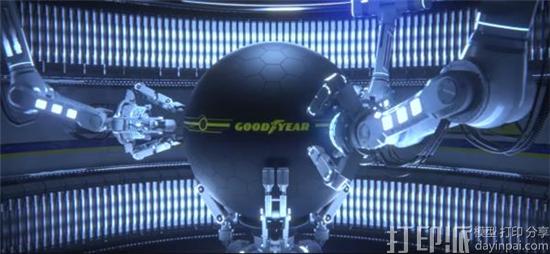 固特异公司展示酷炫的3D打印概念轮胎Eagle 360 Urban 由人工智能驱动