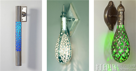 受《冰与火之歌》启发 美国艺术家制作3D打印“龙蛋”壁灯