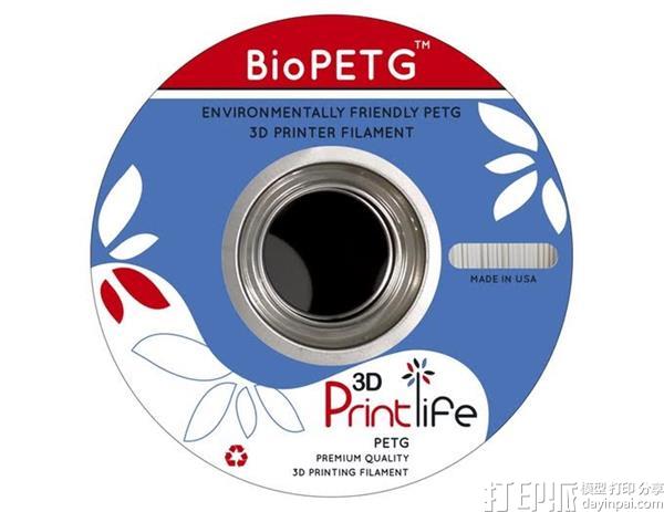 3D Printlife推出新型环保PETG 3D打印材料 众筹价10美元起