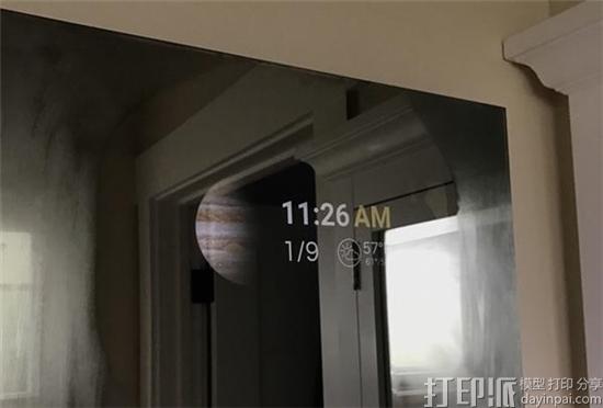 美国大学生团队开发出世界上第一台3D打印平板电脑智能镜 众筹价150美元