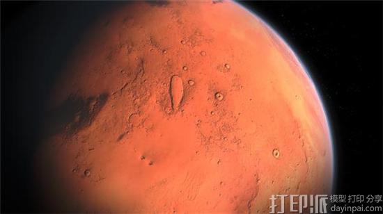 ESA成功用模拟火星土制成3D打印结构 火星建房或可期