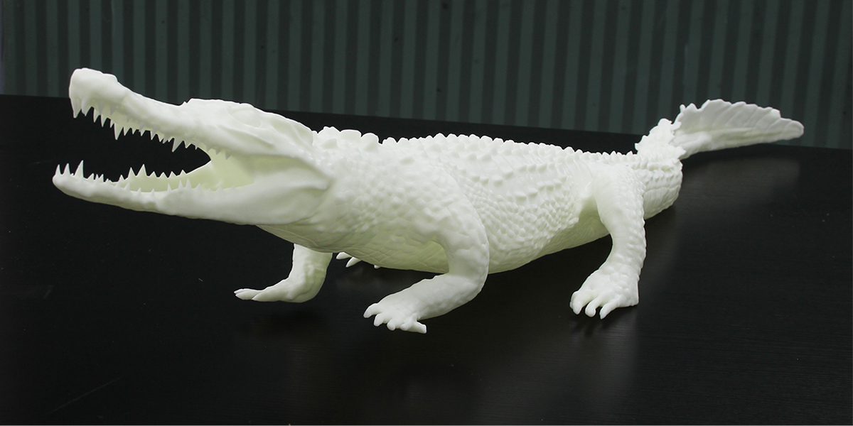 3D目目打印鳄鱼上色效果