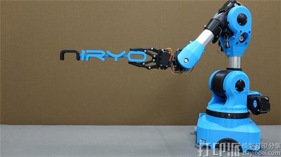 开源6轴3D打印机器人手臂Niryo One众筹大获成功