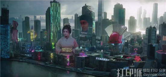 《攻壳机动队》在美上映：3D打印全尺寸机器人、艺伎惊艳出场