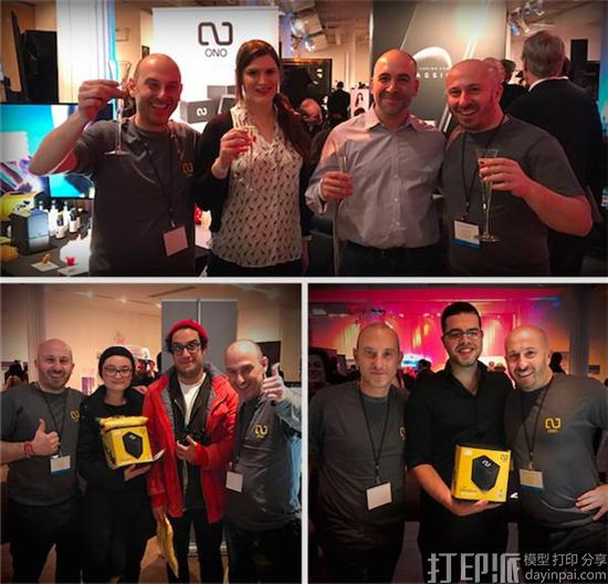 用智能手机驱动的便携式3D打印机ONO全面出货 仅售99美元