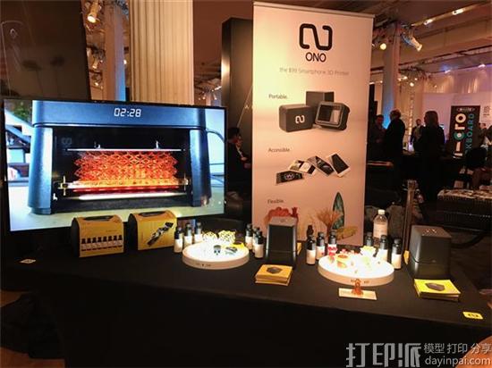用智能手机驱动的便携式3D打印机ONO全面出货 仅售99美元