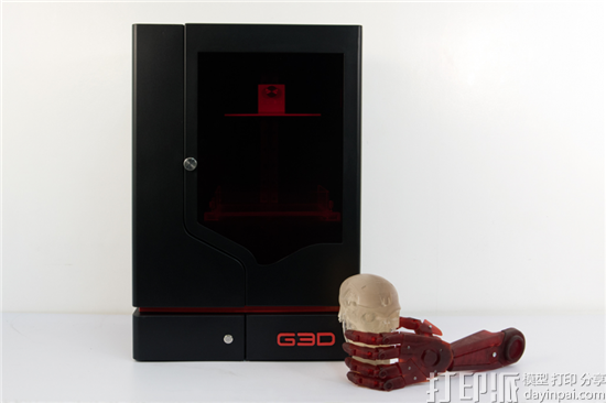 G3D公司最新的SLA 3D打印机T-1000登陆众筹 早鸟价1800美元起