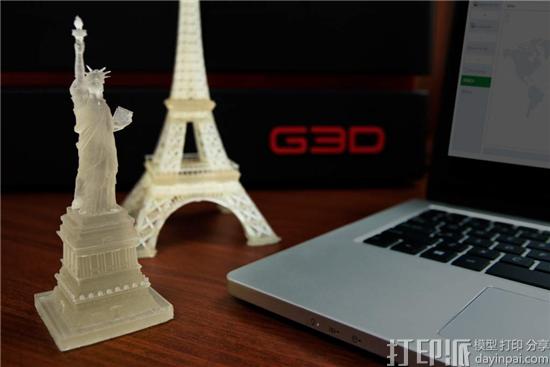 G3D公司最新的SLA 3D打印机T-1000登陆众筹 早鸟价1800美元起