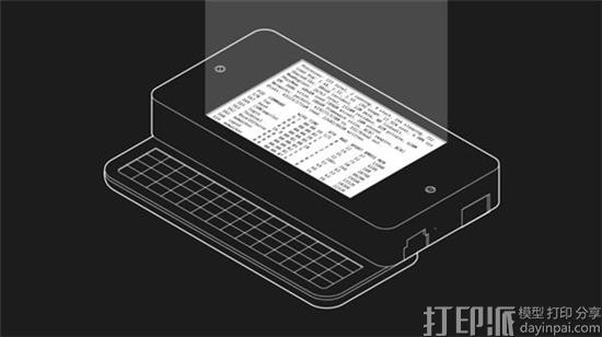 no-d-e.net推出采用3D打印外壳的树莓派手持式Linux设备