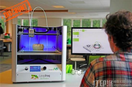 Leapfrog将其Creatr HS 3D打印机降价1000欧元 学校购买享第二台半价