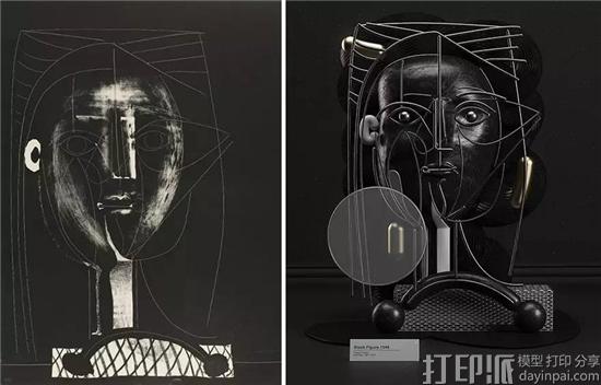 让名画立体起来 艺术家推出3D打印版“毕加索画作”