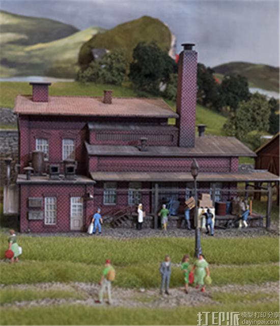 600多位艺术家联合完成3D打印的迷你世界“格列佛之门”