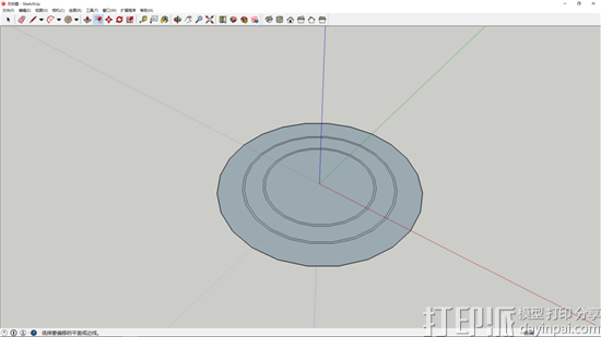 SketchUp建模教程——绘制胶带圆环3D模型