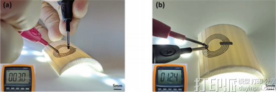 以色列研究人员开发出将导电电路3D打印到3D物体上的方法