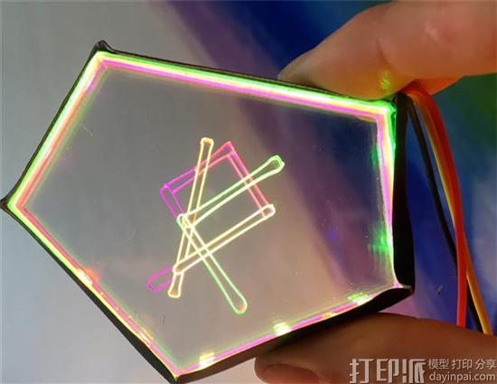 Adafruit为原始人COSPLAY服装提供3D打印LED引路装置