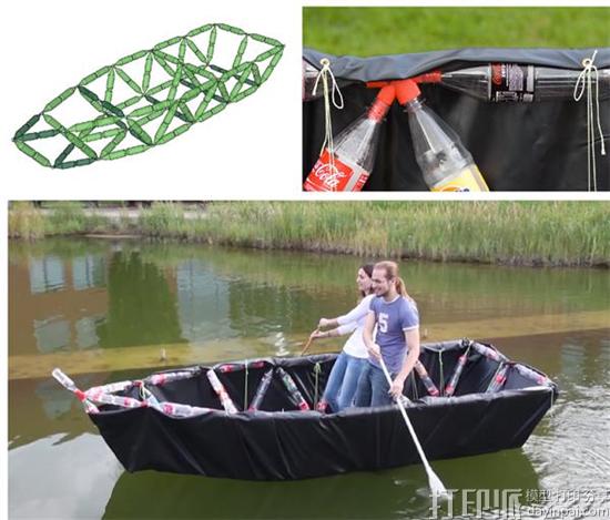 德国开发出将3D打印桁架和塑料瓶结合制作家居用品的软件TrussFab