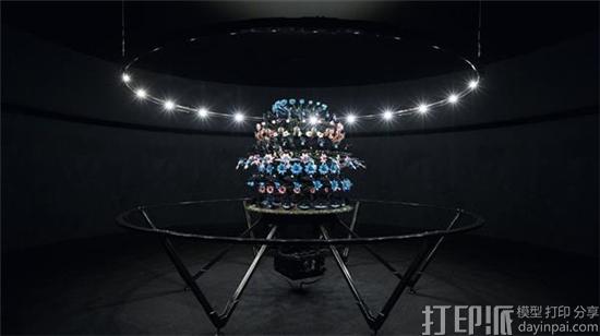 知名英国艺术家展出3D打印西洋镜作品 完美展现繁花与群鸟之美