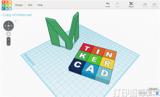 Tinkercad软件更新 支持将模型共享到yMiniFactory平台