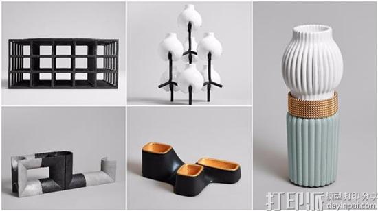 OTHR在纽约集合设计展上展出5件独特3D打印抽象容器
