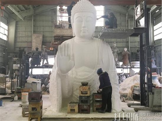 日本耗资2亿日元用3D打印复制日本国宝奈良法隆寺的释迦三尊像