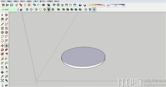 建模教程：使用SketchUp软件设计一个茶几3D模型