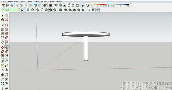 建模教程：使用SketchUp软件设计一个茶几3D模型