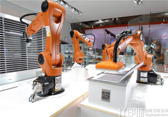 德国政府与KUKA公司合作开发大型金属3D打印机器人系统