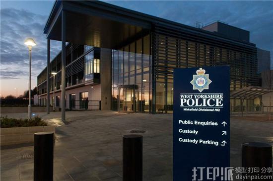 英国西约克郡警方安装3D打印机 为审讯提供科学支持