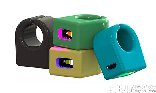 研究生开发出3D打印音乐指环Specdrums 触摸不同颜色进行播放