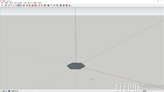 SketchUp建模教程——绘制铅笔的3D模型