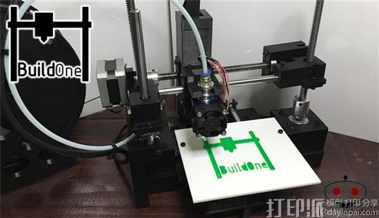 带WiFi连接和自动调平功能的BuildOne 3D打印机开放众筹
