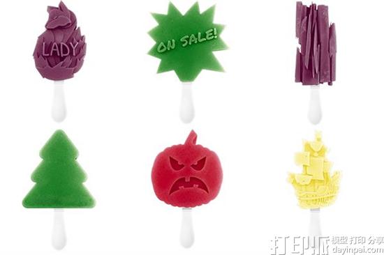 吃货福音！ Pixsweet平台允许用户自己DIY定制3D打印冰棒
