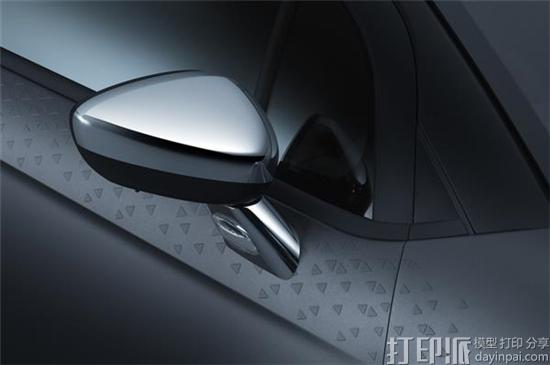 限量版DS 3 Dark Side汽车采用钛3D打印零件和3D皮肤技术