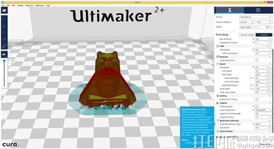 3D打印设置里面有能帮助模型黏着在热床上的设置吗？