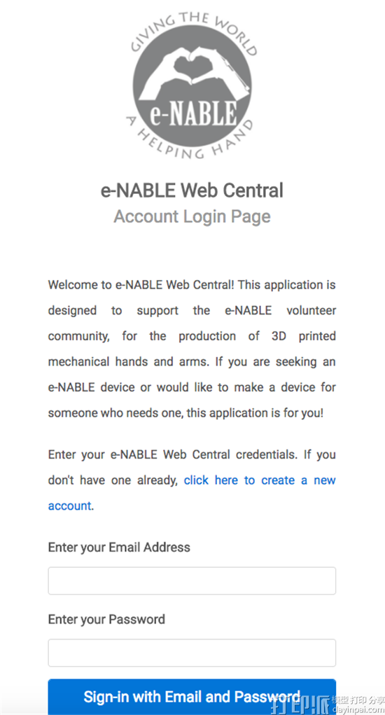 e-NABLE推出让志愿者与3D打印假肢需求者相匹配的EWC应用程序