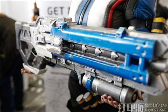 Cosplay新高度：波兰公司3D打印暴雪公司射击游戏Overwatch中的枪支