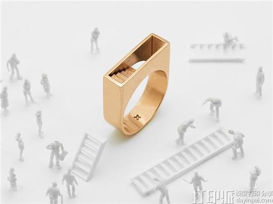 纽约设计师发布最新首饰作品——兔子和建筑主题的3D打印戒指